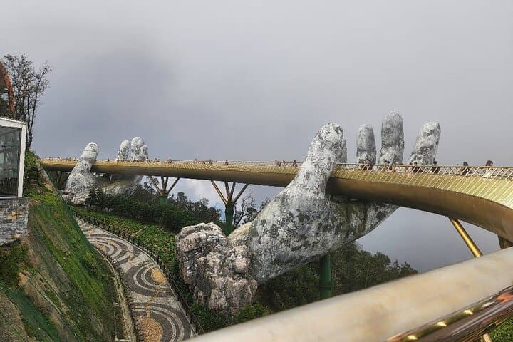 Walk the Golden Bridge: Private Transfer and Ba Na Hills Cable Car Experience photo 5