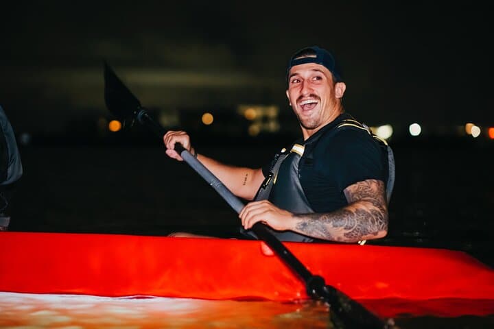 LED Clear-Bottom Kayak Night Tour — Bioluminescent Comb Jellies at Cocoa Beach photo 1