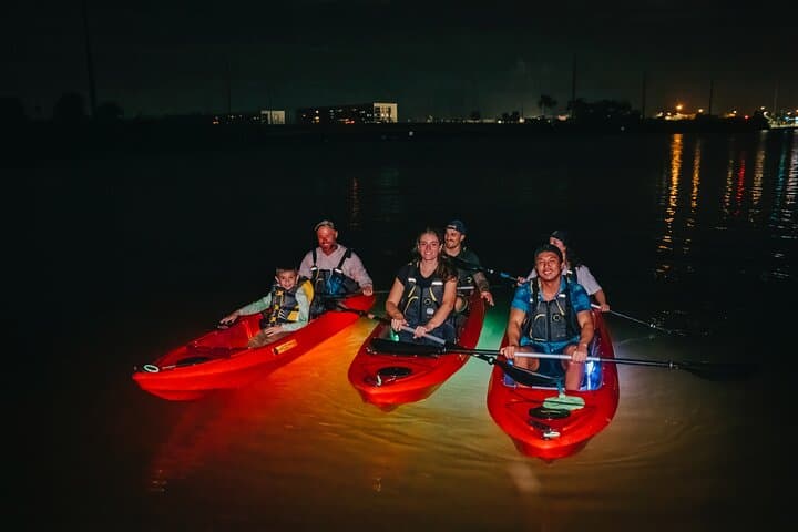 LED Clear-Bottom Kayak Night Tour — Bioluminescent Comb Jellies at Cocoa Beach photo 3