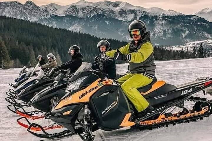 Zakopane Snowmobile Day Trip from Krakow — Chochołów, Tatras & Thermal Baths