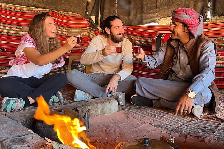 The Real Wadi Rum: Full-Day Private Desert Tour with Bedouin Guide Majed