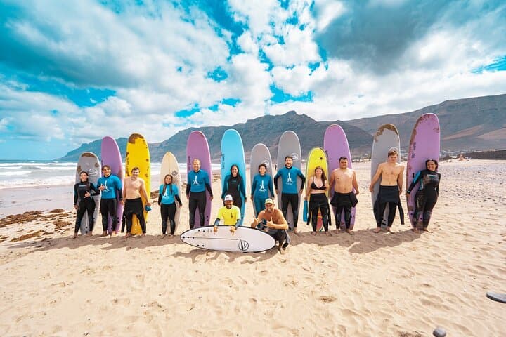 Learn to Surf at Famara: Lanzarote Beginner Surf Lesson with Instructor photo 3