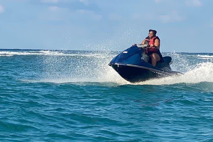 Montego Bay Triple Water Sports: Jet Ski, Parasailing & Bamboo Rafting with Limestone Massage photo 3