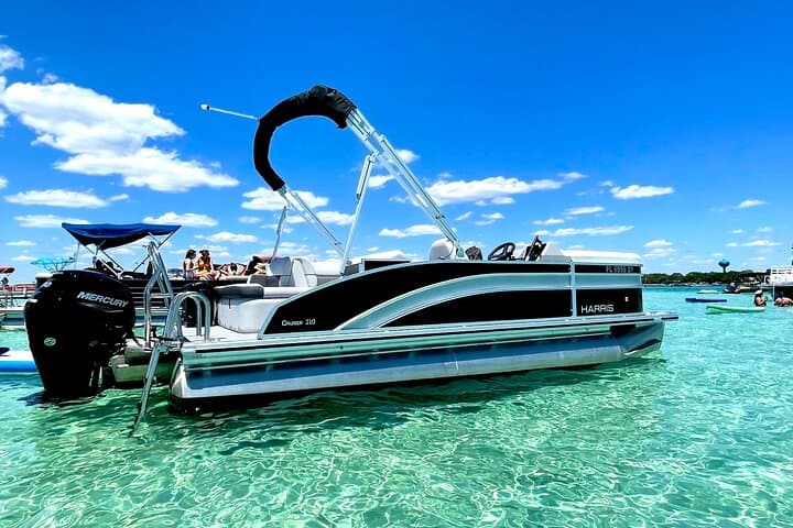Private Pontoon Charter to Crab Island in Destin — Luxury 6‑Guest Experience photo 1