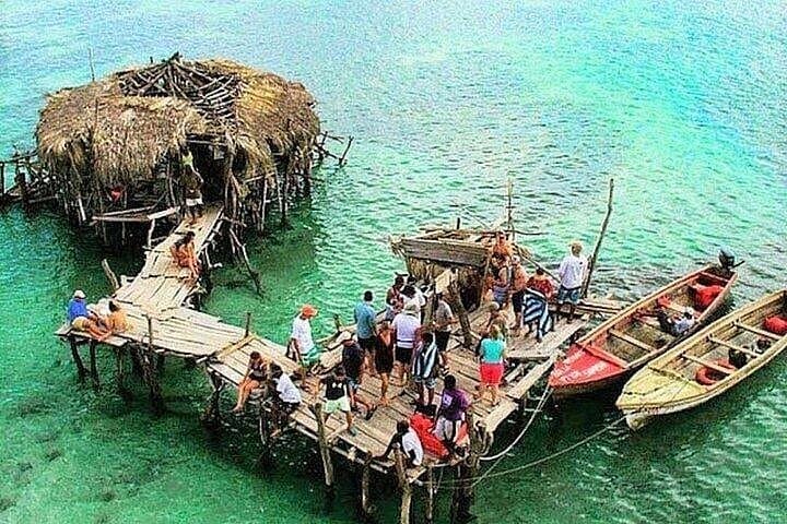 YS Falls and Pelican Bar Combo from Montego Bay: Waterfall Swim & Offshore Bar Boat Trip photo 2