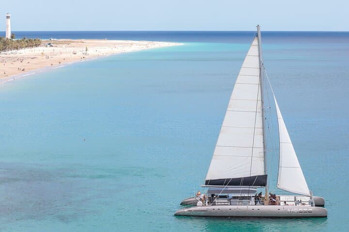 Fuerteventura Catamaran Cruise from Morro Jable: Whale Watching, Swim Stops & Lunch photo 1