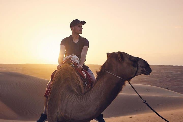 Morning Desert Safari Dubai: Camel Ride, Dune Bashing & Sandboarding in the Red Sands photo 1