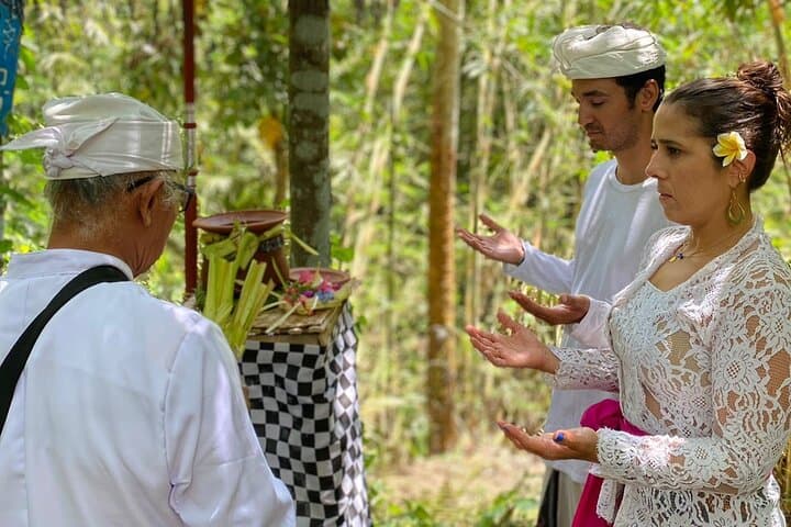 Ubud Sacred Purification Ceremony, Tegalalang Rice Terrace & Coffee Plantation Day Tour
