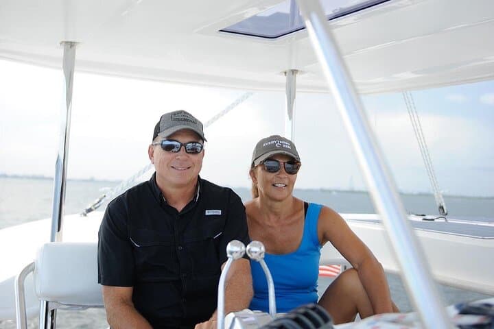 Private Charleston Harbor Catamaran Sail on Leopard 40 photo 4