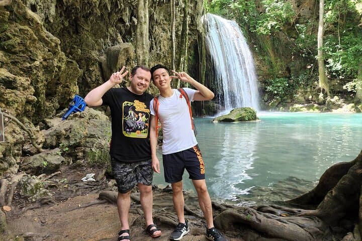 Erawan Waterfalls, River Kwai Bridge & Death Railway: Private Day Trip from Bangkok photo 1