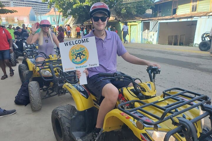Roatan ATV & Wildlife Sanctuary: Off-Road Island Adventure with Sloths and Monkeys photo 1
