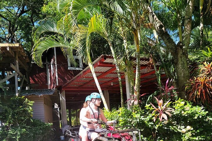 Roatan Zipline, ATV & Wildlife Sanctuary Day Tour with Local Lunch photo 3