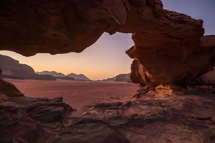 Half-Day Wadi Rum Jeep Tour with Bedouin Camp Meal and Overnight photo 2