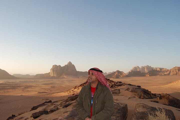 Half-Day Wadi Rum Jeep Tour with Bedouin Camp Meal and Overnight photo 3