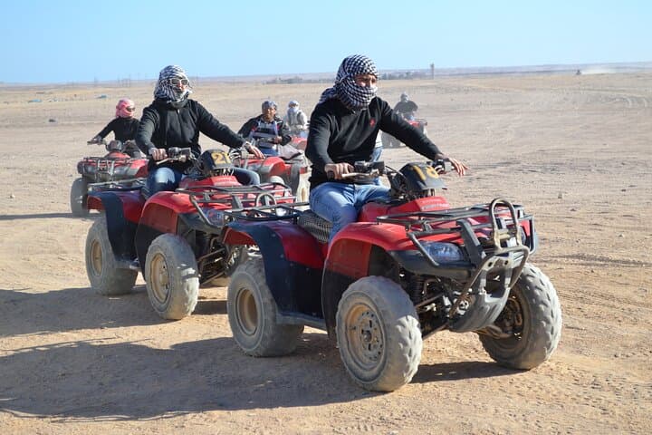 Hurghada Desert Safari: Jeep, Quad, Camel Ride & Bedouin Camp Sunset Experience photo 3