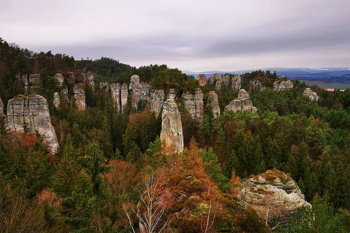 Full-Day Hiking in Bohemian Paradise — Hrubá Skála Rock City Day Hike from Prague