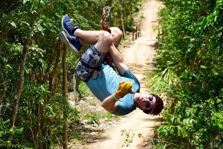 Mayan Jungle Half-Day: ATV, Zipline & Cenote Adventure from Cancun