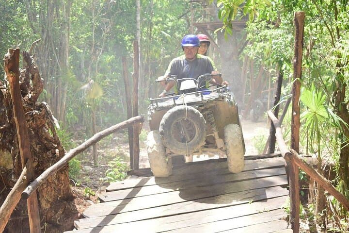 Mayan Jungle Half-Day: ATV, Zipline & Cenote Adventure from Cancun photo 3
