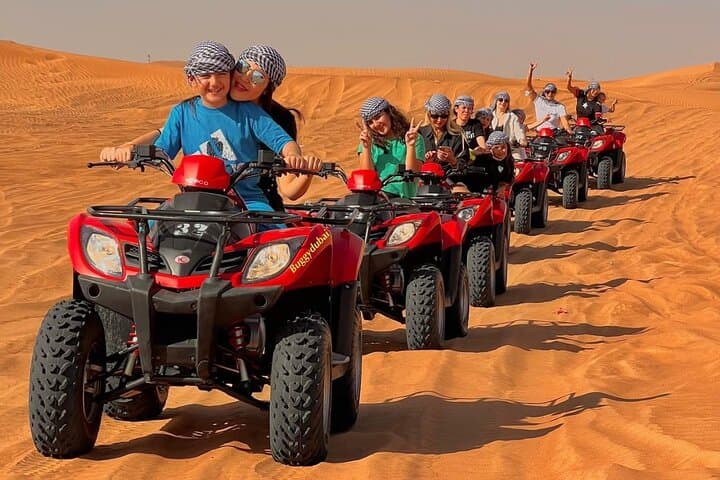 Dubai Desert Safari: Quad Bike, Camel Ride & BBQ Dinner Experience photo 5