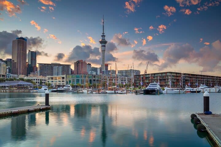 Romantic Private Walking Tour of Auckland: Domain, Sky Tower & Viaduct