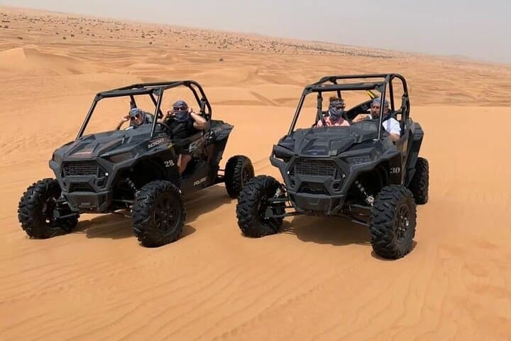Dubai Desert Safari: Dune Buggy Sunset, Camel Ride & Camp Dinner Experience photo 3