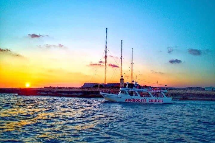Sunset Boat Trip to Cape Greco and the Blue Lagoon: Protaras Coastal Cruise photo 2