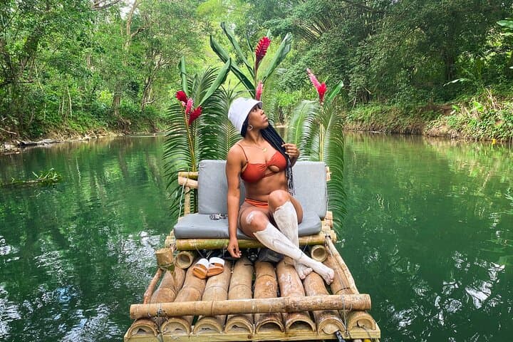 Great River Bamboo Rafting and Limestone Foot Massage near Montego Bay