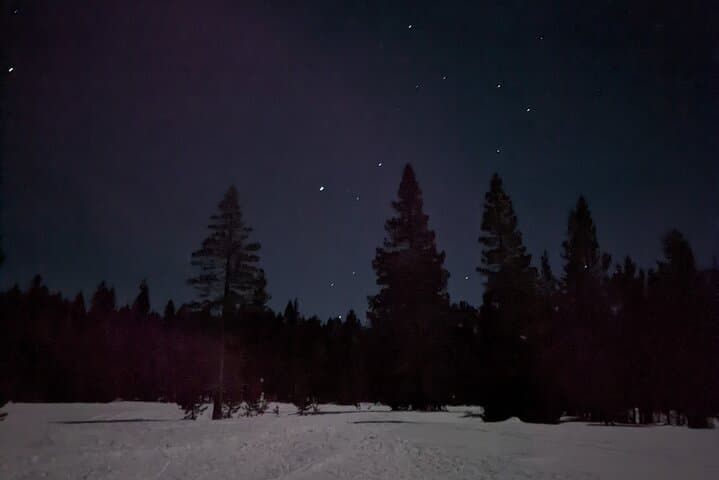 Moonlit Snowshoe Tour at Page Meadows — Tahoe National Forest Night Hike photo 6