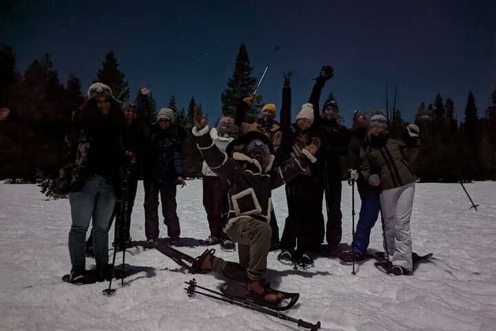 Moonlit Snowshoe Tour at Page Meadows — Tahoe National Forest Night Hike photo 3