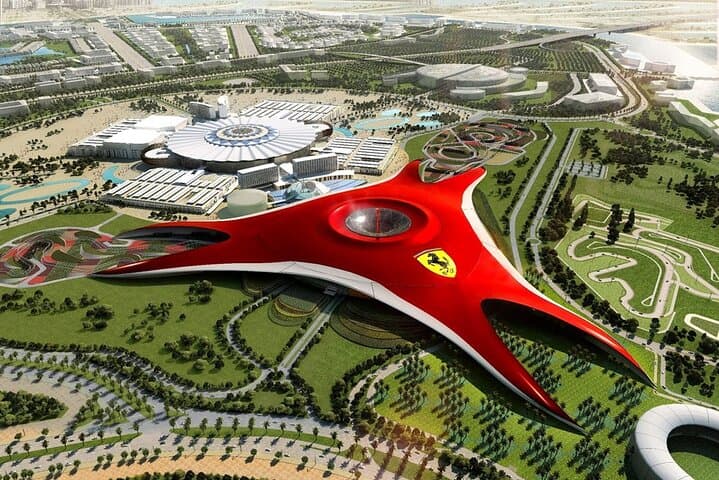Dubai to Yas Island Shared Transfer for Ferrari World and Yas Parks