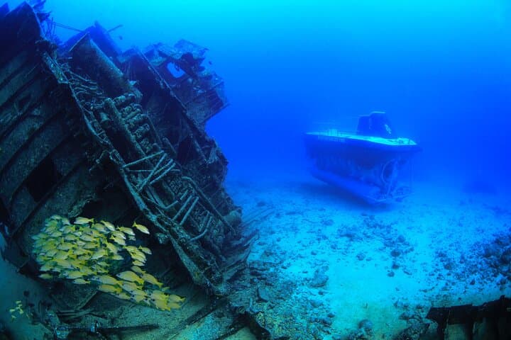 Mauritius Unique Submarine Tour: 45-Minute Submersible Dive to Coral Reefs & Shipwreck photo 6