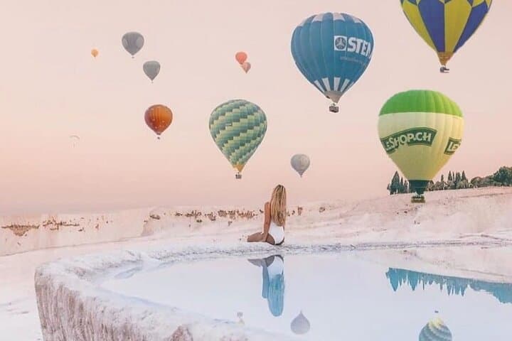 Pamukkale Hot Air Balloon Flight Over Travertines & Ancient Hierapolis