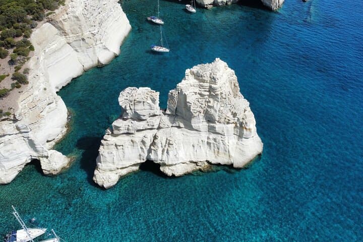 Full-Day Private Sailing Cruise Around Milos: Kleftiko, Sykia & Secluded Bays photo 2