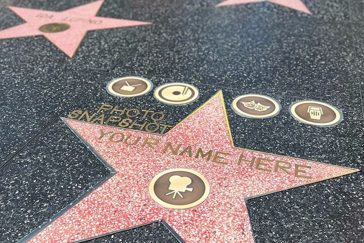 Personal Walk of Fame Star Photo Experience on Hollywood Boulevard photo 2