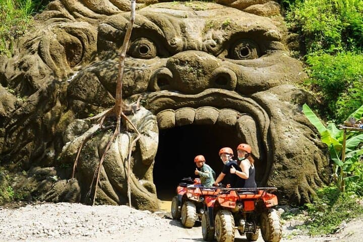 Gorilla Cave ATV Ride and Lunch at Alas Sunset Pool Ubud