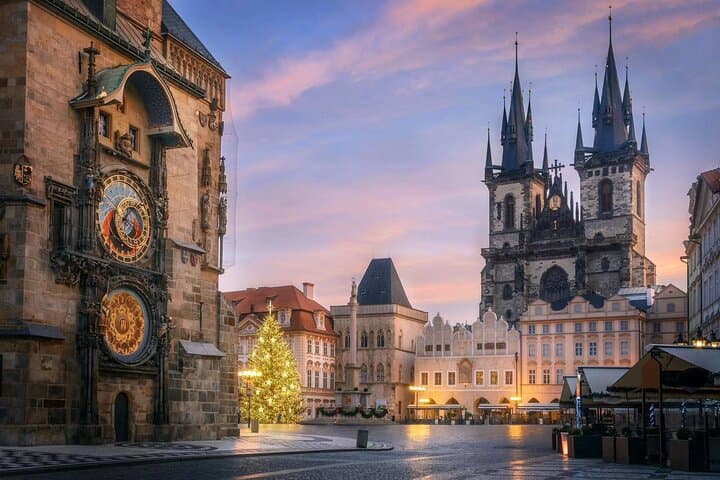 Prague Christmas Walking Tour: Private Orloj & Trdelnik Experience photo 3