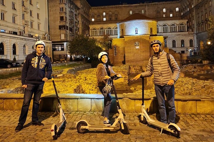 Sofia Electric Scooter Night Tour — 2.5-Hour Guided City Ride