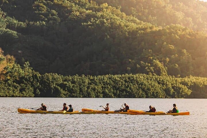 Sunrise Kayak Through Kota Kinabalu Mangroves with Mt. Kinabalu Views photo 5