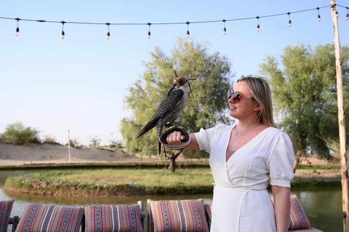 Dubai Desert Sunset: Al Marmoom & Al Qudra Lakes Day Tour with Dinner photo 5