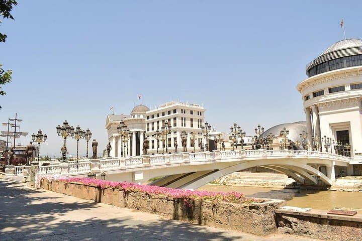 Romantic Walking Tour of Skopje: Stone Bridge, Vardar Views & Old Bazaar Stories photo 2