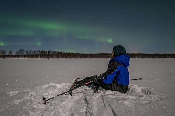 Night Ski Trekking near Rovaniemi — Private Arctic Aurora Adventure photo 4