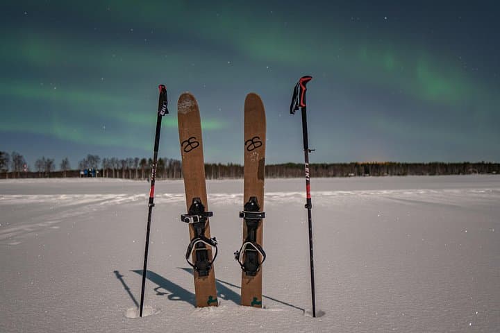 Night Ski Trekking near Rovaniemi — Private Arctic Aurora Adventure photo 2