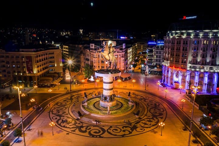 Neoclassical Skopje Walking Tour: Alexander Statue, Art Bridge & Skopje 2014