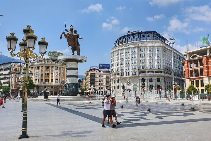 Neoclassical Skopje Walking Tour: Alexander Statue, Art Bridge & Skopje 2014 photo 2