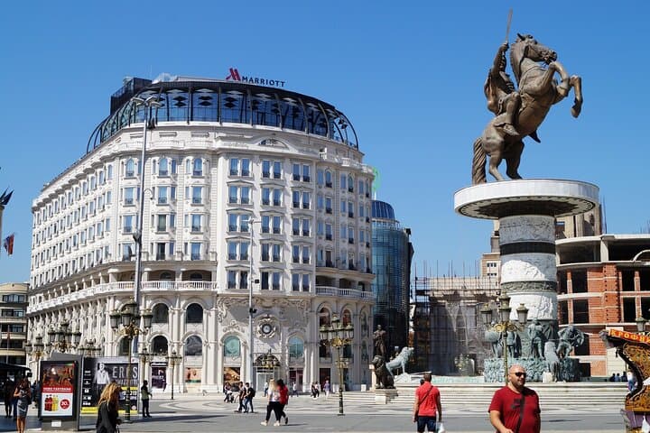 Neoclassical Skopje Walking Tour: Alexander Statue, Art Bridge & Skopje 2014 photo 4