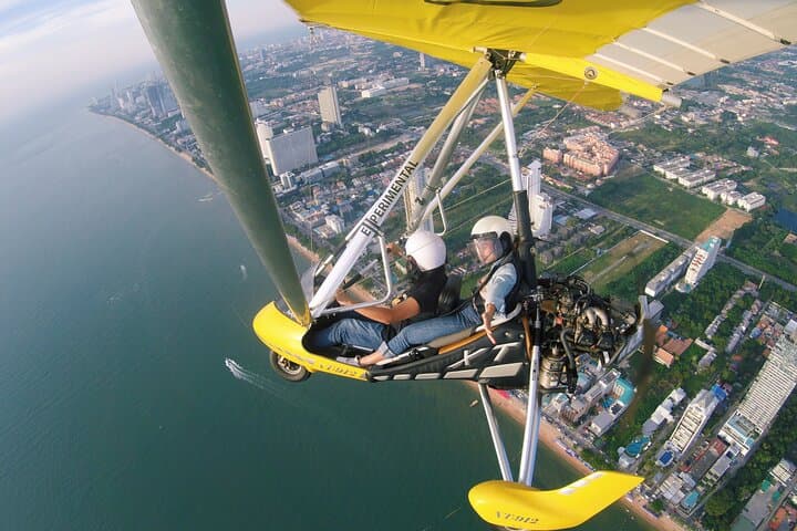 Pattaya Microlight Flight: Sunrise & Sunset Ultralight Experience with Pickup