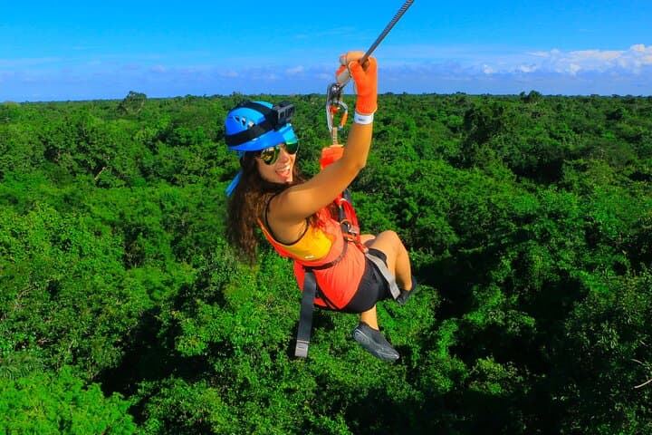 Cancun Extreme Zipline Canopy Tour — Puerto Morelos Jungle Ziplines, Cenote Swim & ATV Adventures photo 3