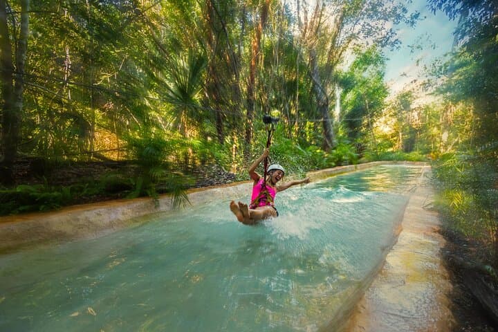 Cancun Extreme Zipline Canopy Tour — Puerto Morelos Jungle Ziplines, Cenote Swim & ATV Adventures photo 5