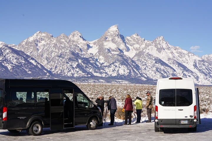 Grand Teton Winter Wildlife Safari and Private Ranch Snowshoe Dinner photo 5