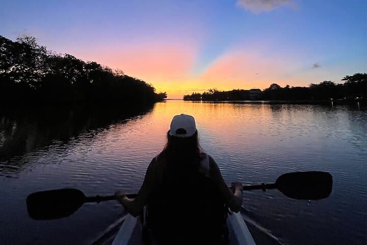 Guided Sunset Kayak on the Tamarin River — Mauritius Sundowner Tour photo 5